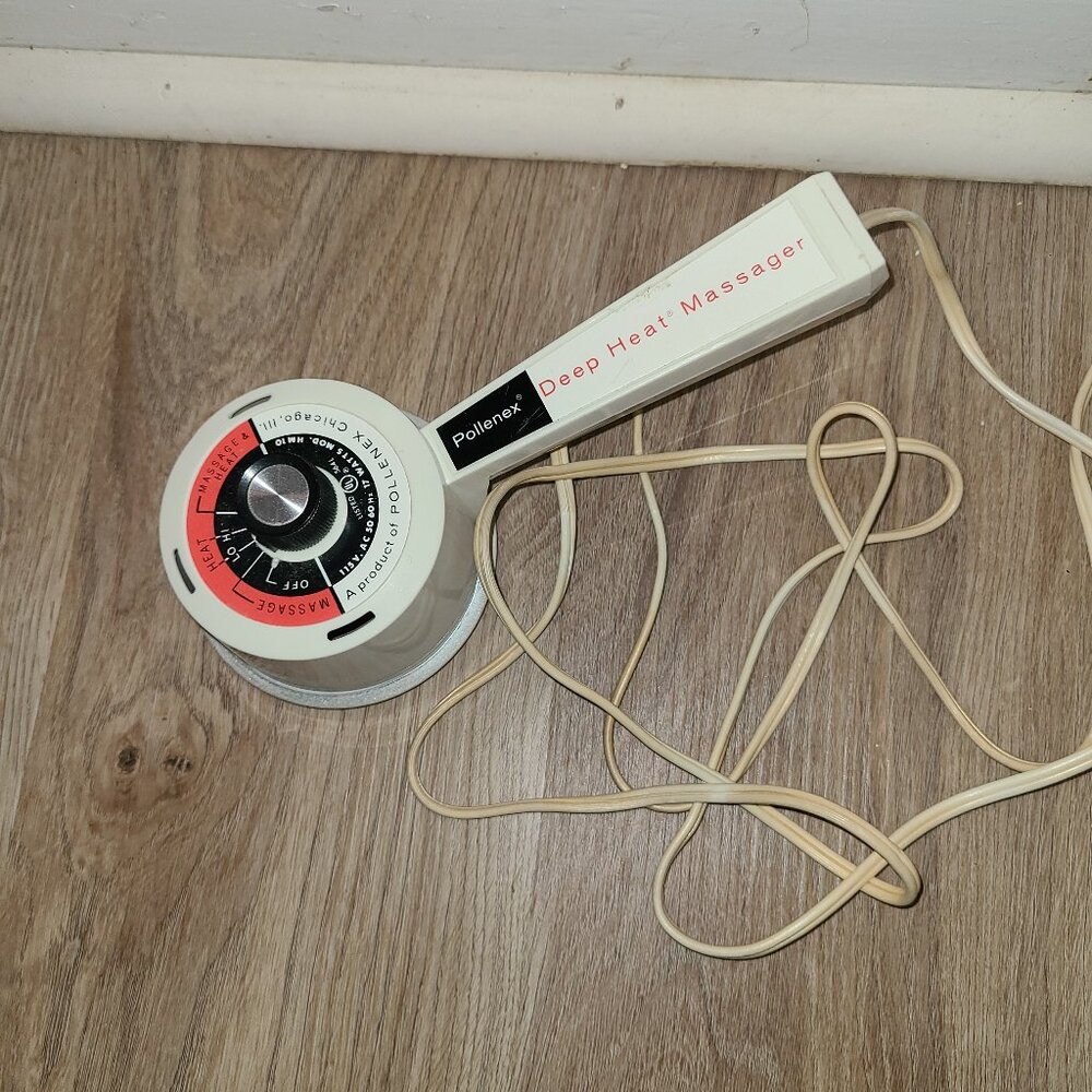 Pollenex Deep Heat Massager Vintage Tested VTG Chicago IL
